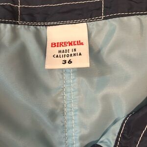 Men’s birdwell swim trunks they are a staple and in size 36, navy .